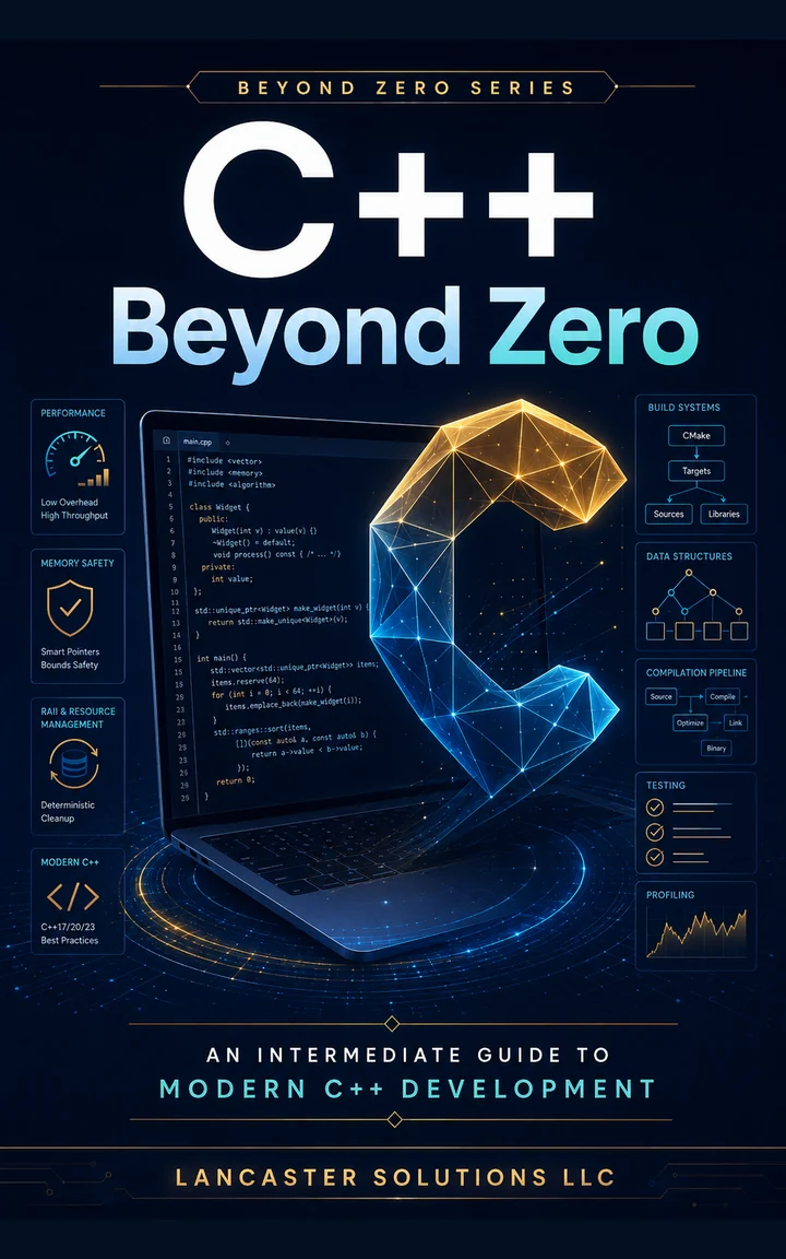 Cover of C++ Beyond Zero