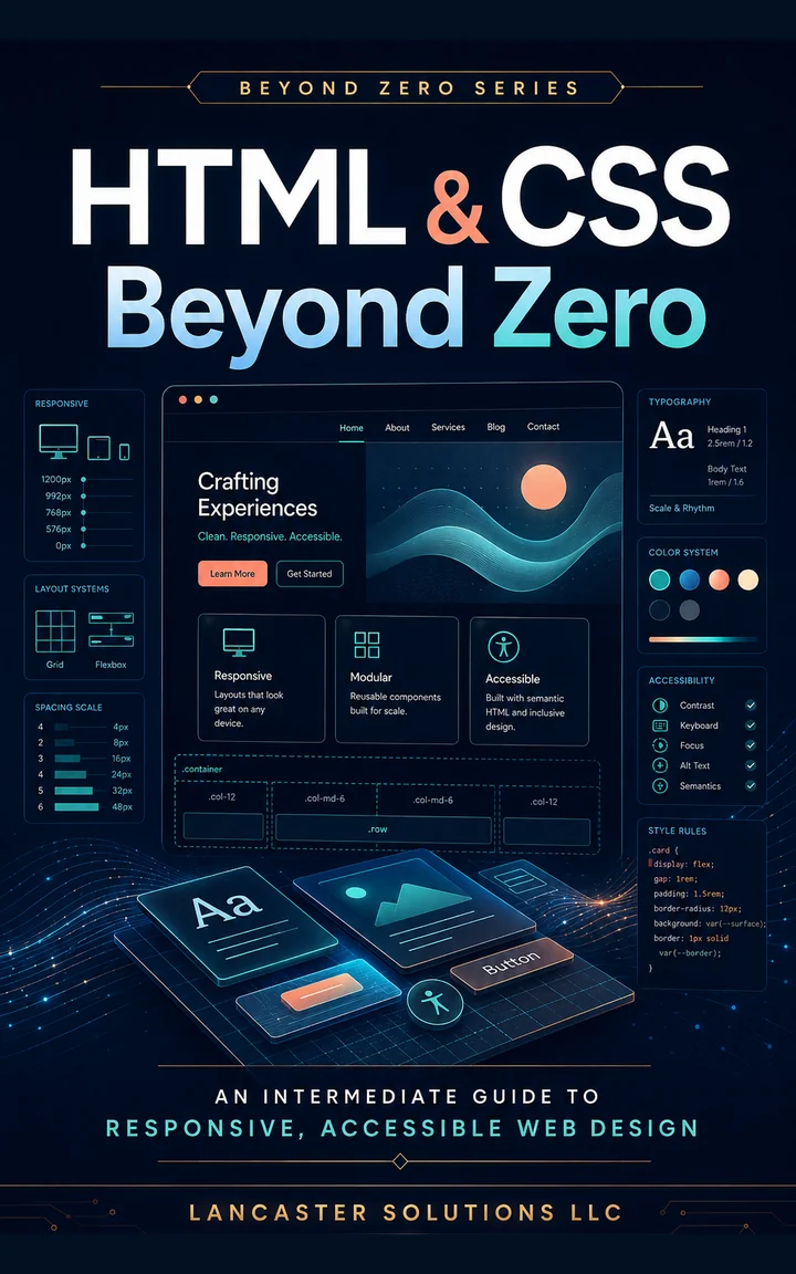 Cover of HTML & CSS Beyond Zero