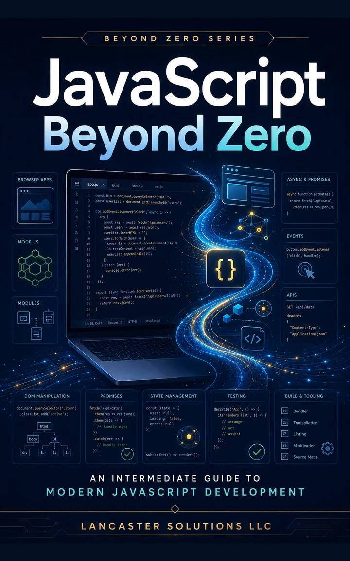 Cover of JavaScript Beyond Zero