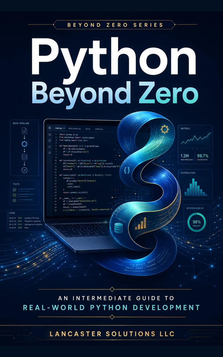 Cover of Python Beyond Zero
