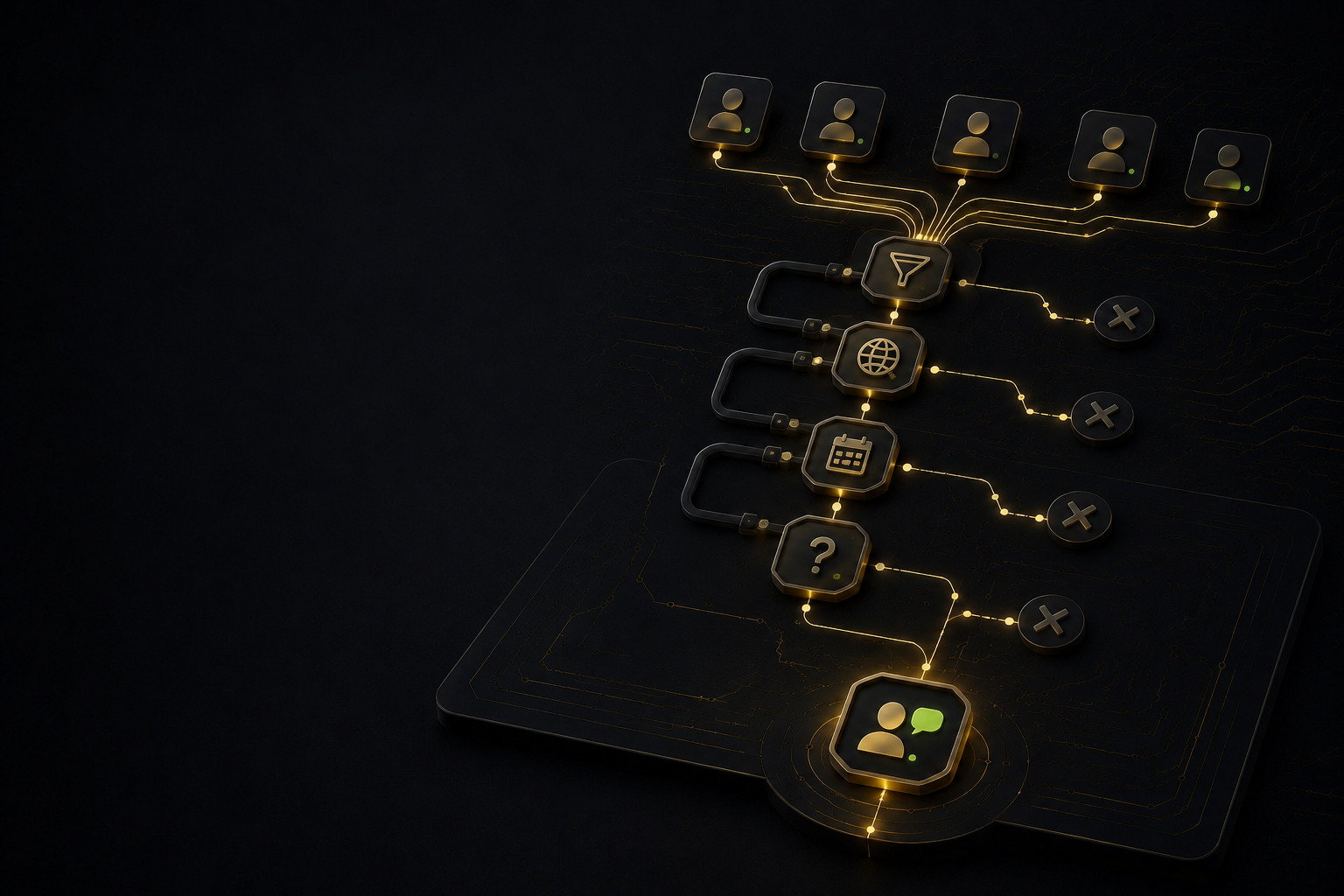 Illustration for Service business website that qualifies leads