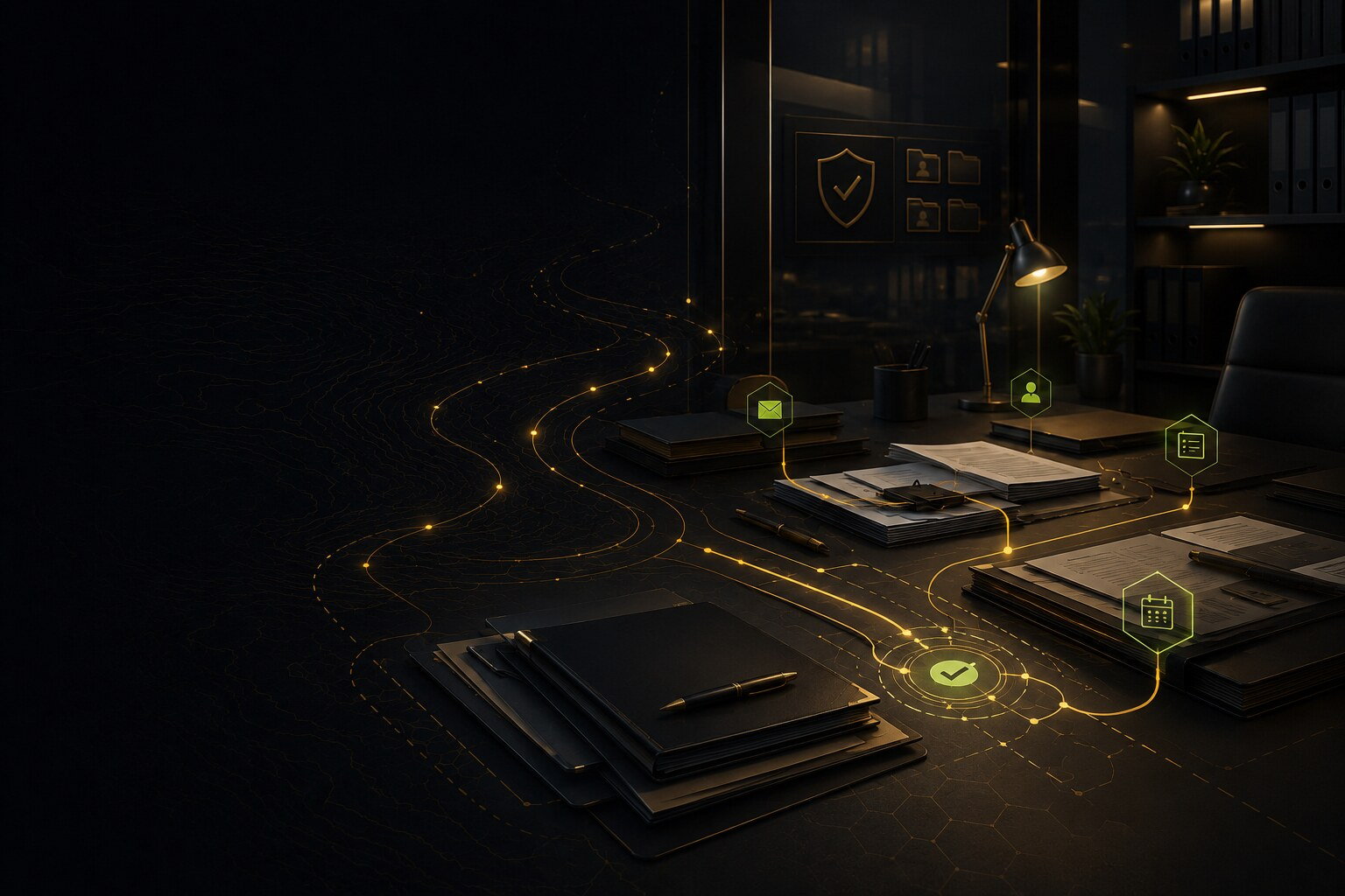 Illustration of a digital lead system for Legal accounting insurance and advisory