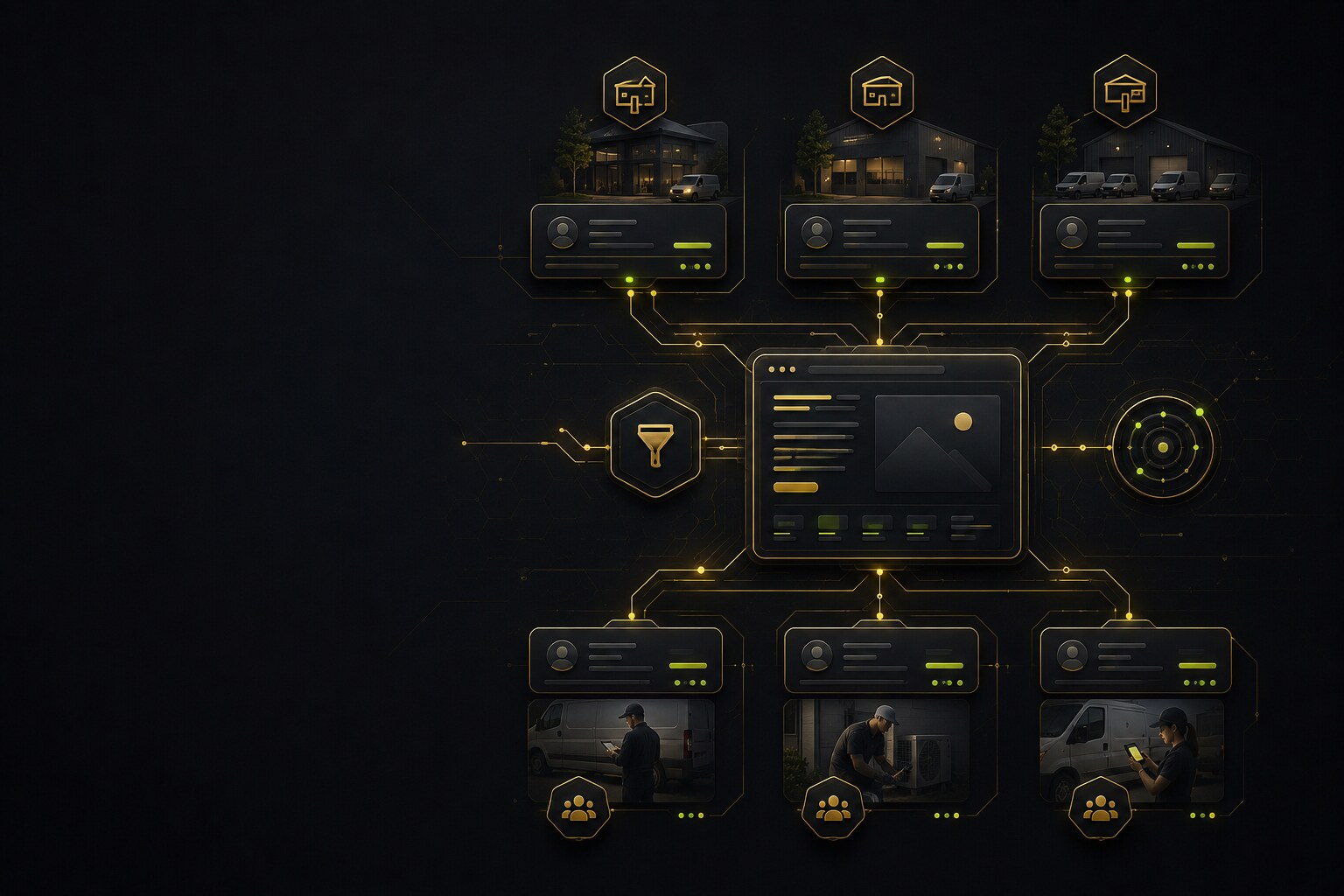 Illustration supporting the Multi location growth operations campaign path