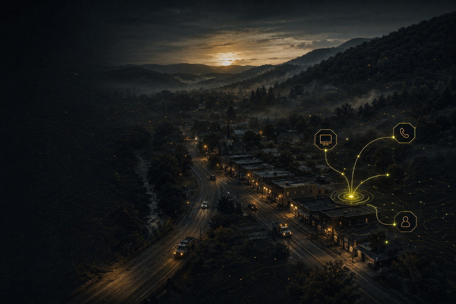 Regional digital service illustration for Hampshire county romney delray