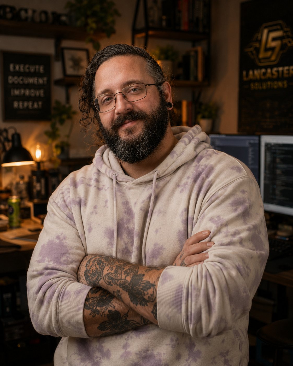 Curtis Lancaster in the Lancaster Solutions home workspace